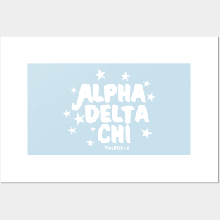 Alpha Delta Chi - Psalm 147:1-6 Posters and Art